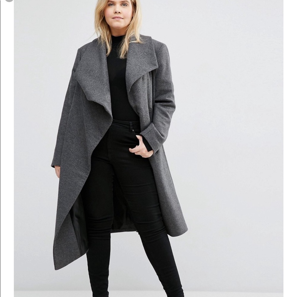 Grey Waterfall Jacket
